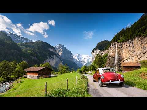 Driving in the Beautiful Landscapes of Switzerland 🇨🇭 Zug and Schwyz