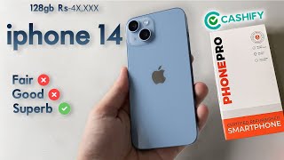 Refurbished iphone 14 Unboxing and Review | Buying Experience | cashify Buy Or Not⚠️