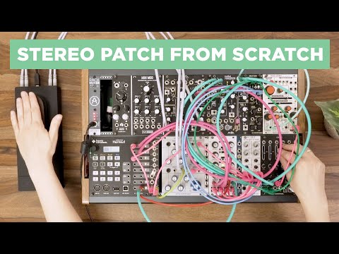 Stereo Patch From Scratch with Panic Girl featuring XPO, Buchla 258t Dual Oscillator and the Touché