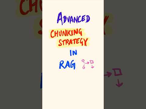 Advanced Chucking Strategy for RAG #llms #ai