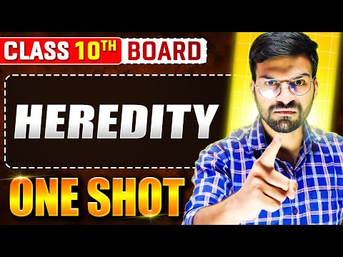 Heredity Complete Chapter ONE SHOT🔥| Class 10th Science| Full NCERT Covered PW Foundation