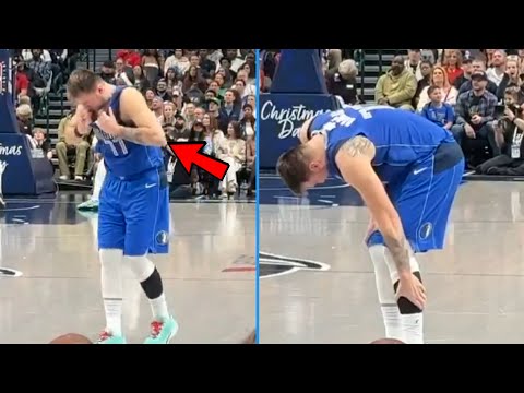 Luka Doncic Wanted To Rip His Jersey After Suffering Non-Contact Leg Injury During Mavs-Wolves Game!