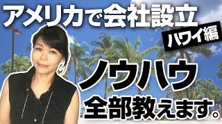 【アメリカで会社設立】ノウハウ全部教えます。具体的行動まとめ。【ハワイ編】