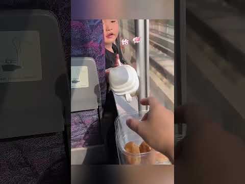 Little sweet kid asking for sweet in train  #new#viralvideo #shorts