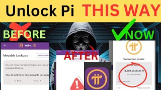 PI LOCKUP BALANCE UNLOCKED | UNLOCK YOUR LOCKED PI THIS WAY| HOW TO UNLOCK PI MIGRATED BALANCE