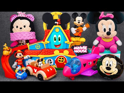 Satisfying with Unboxing Minnie Mouse Roller Coaster Jumbo Fun House Playset | Review Toys ASMR