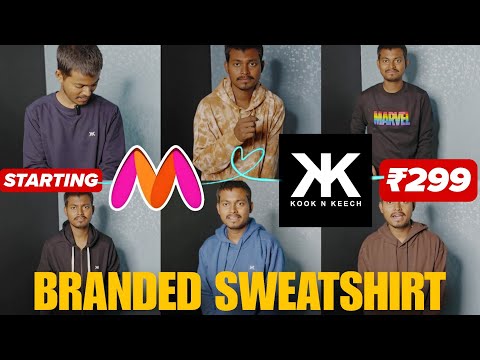 6 Best MYNTRA SWEATSHIRT for MEN Under ₹600 | Kook n Keech Sweatshirt for Men | Hoodie, Chain,Etc