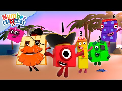 The Treasure of Hexagon Island 🏴‍☠️ - Special Episode! | 123 Learn to Count | @Numberblocks