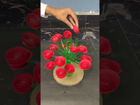 Beautiful Red Roses Decorative Piece #short #reel #viral #trending #youtubeshort #floraldecor #diy