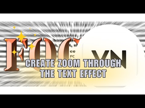 How to Create Zoom Through the Text Effect on VN Video Editor | VN Tutorial