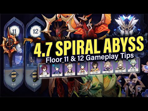 How to BEAT 4.7 SPIRAL ABYSS Floor 11 & 12: Guide & Tips w/ 4-Star Teams! | Genshin Impact 4.7