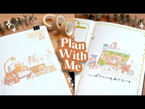 PLAN WITH ME | November & December 2023 Bullet Journal Set Up