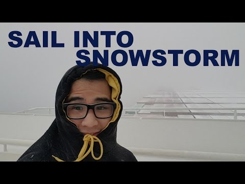 Sailing into a HEAVY Snowstorm! | Life at Sea | Mariner's Vlog #2