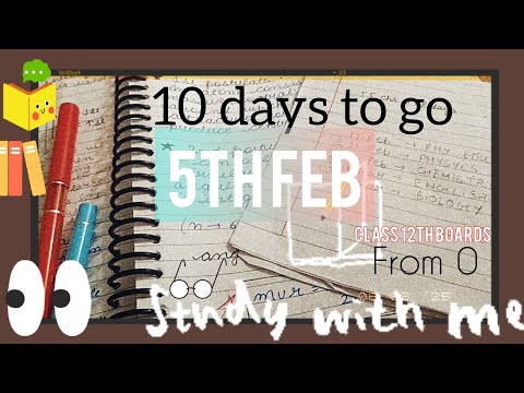 Class12th boards|| 10 days to go || pcb |6 hours of self study