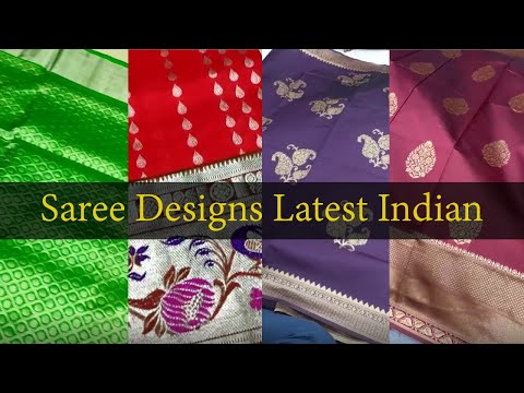 Saree Designs Latest Indian | Latest Silk Saree Collection | Trending Silk Saree Collection