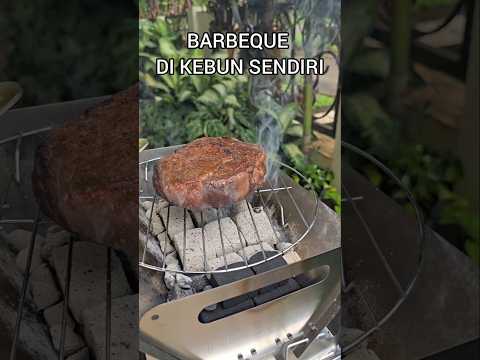 ASYIKNYA BARBEQUE DI KEBUN SENDIRI😋#cooking #cookingchannel#cookingvideo#food#foodlover#foodie#yummy