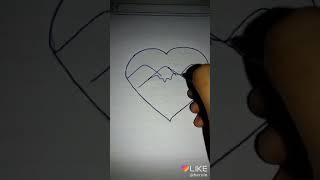 Diy heart art 😘