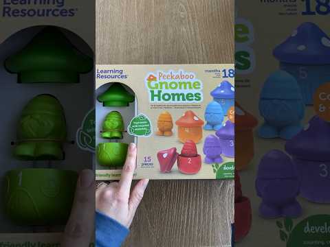 Peekaboo Gnome Homes for Kids Unboxing ASMR | Learning Resources