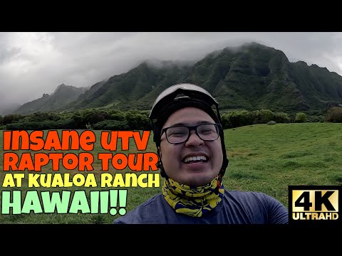 HAWAII MUST DO'S!! INSANE UTV RAPTOR TOUR AT KUALOA RANCH!! [4K]