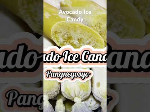 Avocado Ice Candy Using MilkShake #avocado #icecandyrecipe