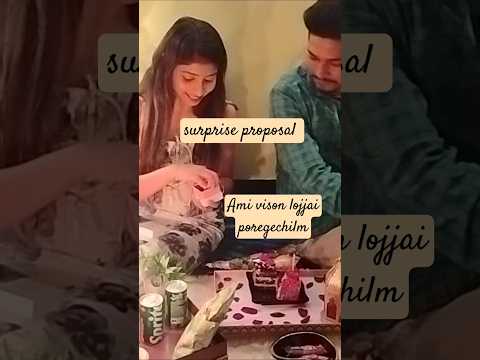 Surprise proposal #music #song #shortsfeed#love #romantic#cover#aroobkhan #valentinesday#short#trend