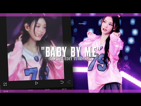 "BABY BY ME" Tiktok trend edit capcut editing tutorial