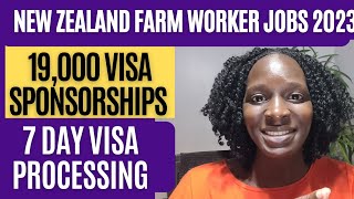 New Zealand Fruit Picking Jobs | New Zealand Work Visa 2023 | New Zealand Work Permit