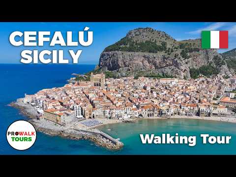 Cefalù Walking Tour: Uncovering Sicily’s Treasures Italy 🇮🇹 4K HDR 60 FPS