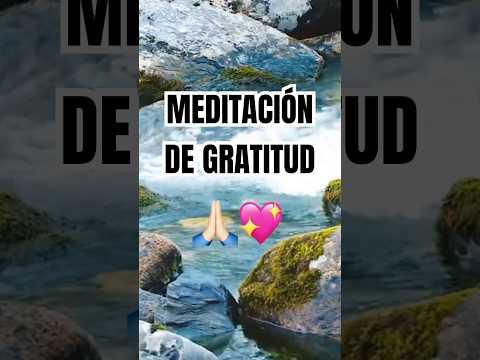 Meditación con afirmaciones de gratitud ✨#buenosdias #gratitud #meditaciondiaria #meditacionguiada