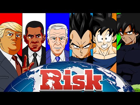 Vegeta Goku Broly And US Presidents Play: RISK Global Domination