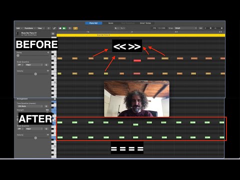 Logic Pro - How to make EQUAL ALL MIDI Note VELOCITIES and LENGHTS