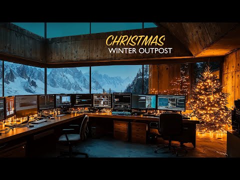 Winter Mission Outpost [Christmas Edition] Ambient Focus Music 4K