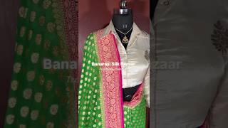 Pure Banarasi Khaddi Georgette Saree Handloom Made 7524931212 #shorts #youtubeshorts