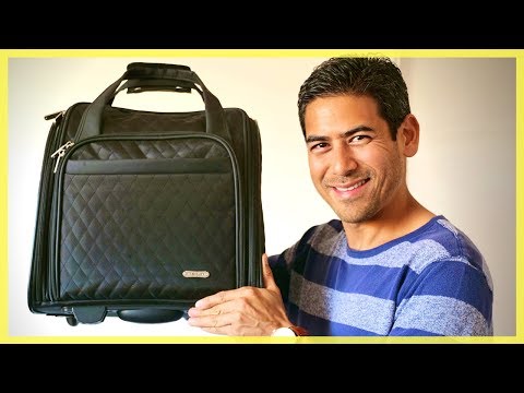 Travelon Wheeled Underseat Carry-on Bag | Excellent Luggage Option for Female Travelers