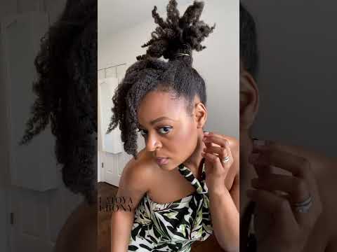 Gold Wire Ponytail Tutorial