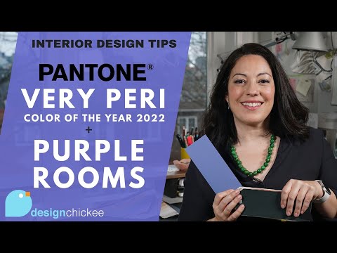 Very Peri Pantone's Color of the Year 2022 + Purple Rooms - Interior Design Tips