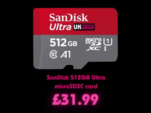 SanDisk 512GB Ultra microSDXC card + SD adapter, Memory card Full HD, up to 150 MB/s £31.99 👇🔥