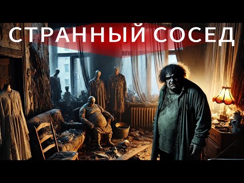 Странный сосед. Страшные истории.