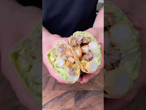 Surf n Turf Burrito #asmr