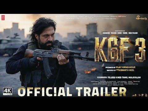 K.G.F: Chapter 3 - Hindi Trailer | Rocking Star Yash | Raveena Tondon | Prabhas | Prashanth Neel