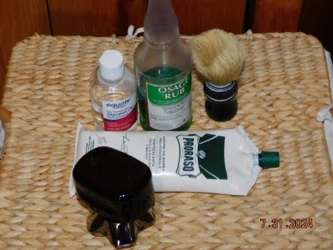 Last Head Shave With Palm Razor & Proraso Green: