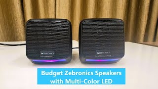 Budget Zebronics 2.0 Speaker for PC & Laptop (Zeb igloo 1 Unboxing & Testing)