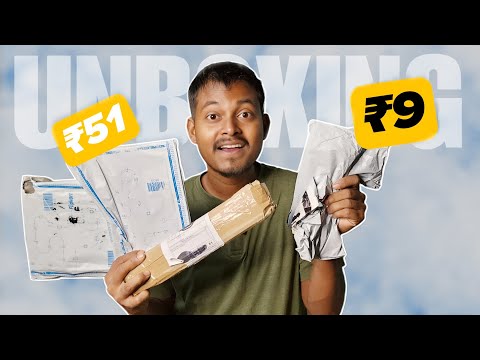 Unboxing & How Can You Order | ₹9 & ₹51 Shopping Online