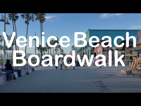 Walk Down VENICE BEACH Boardwalk