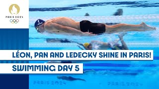 Olympic and World Records Fall! | Swimming Day 5 | #Paris2024 Highlights