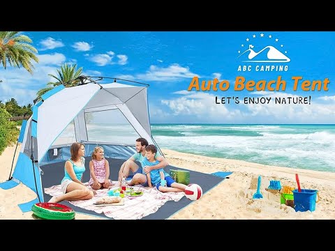 ABCCAMPING Instant Pop up Beach Tent | $100k Bonuses in Description