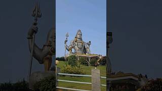 Murudeshwar- The world's second-tallest Shiva statue. #allindiaroadtrip #bharatdarshan #murudeshwar