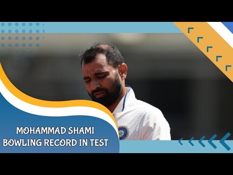 Mohammad Shami bowling record in test career || #mohammadshami #india #wtcfinal #test #shami #aus