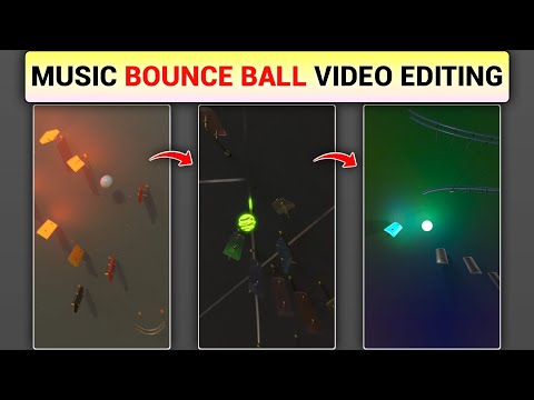 How To Create Music Ball Video | Viral  Beat Bounce Music Ball Video Kaise Banaye