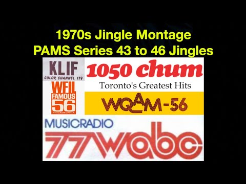 1970s PAMS Radio Jingle Montage - Mid 1970s